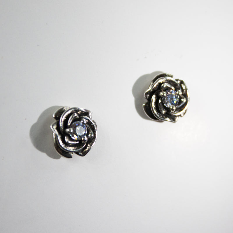 Orecchini Fiore Moissanite