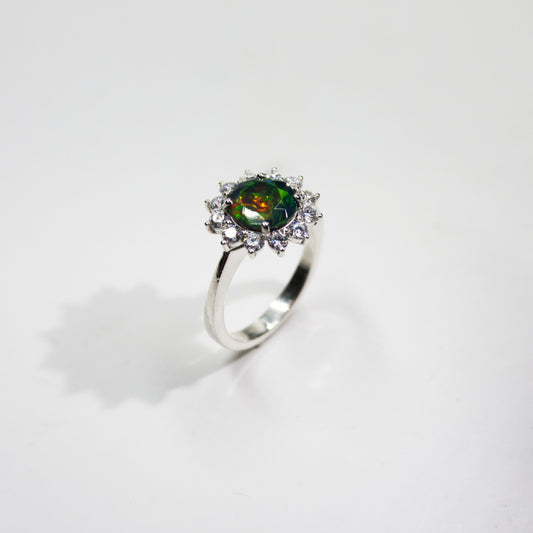 Anello cestino Opale