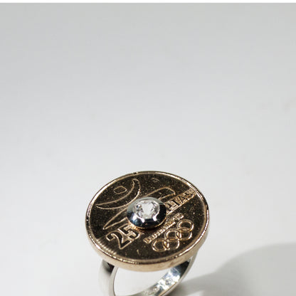 Anello con Peseta e Zircone