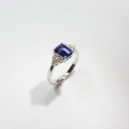 Anello Tanzanite e Diamnti