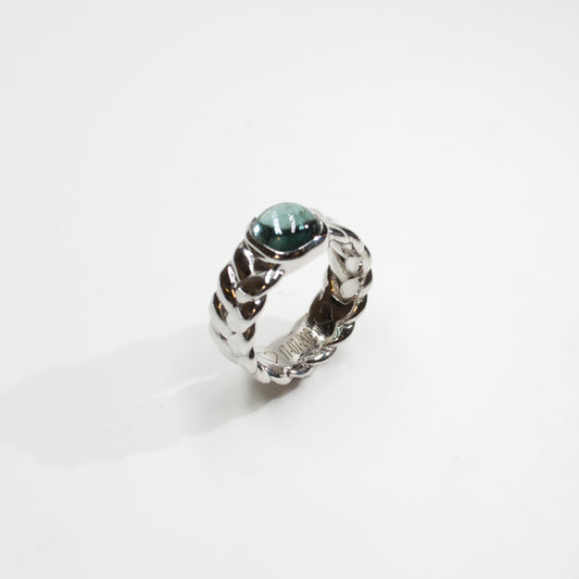 Anello Treccia e Tormalina