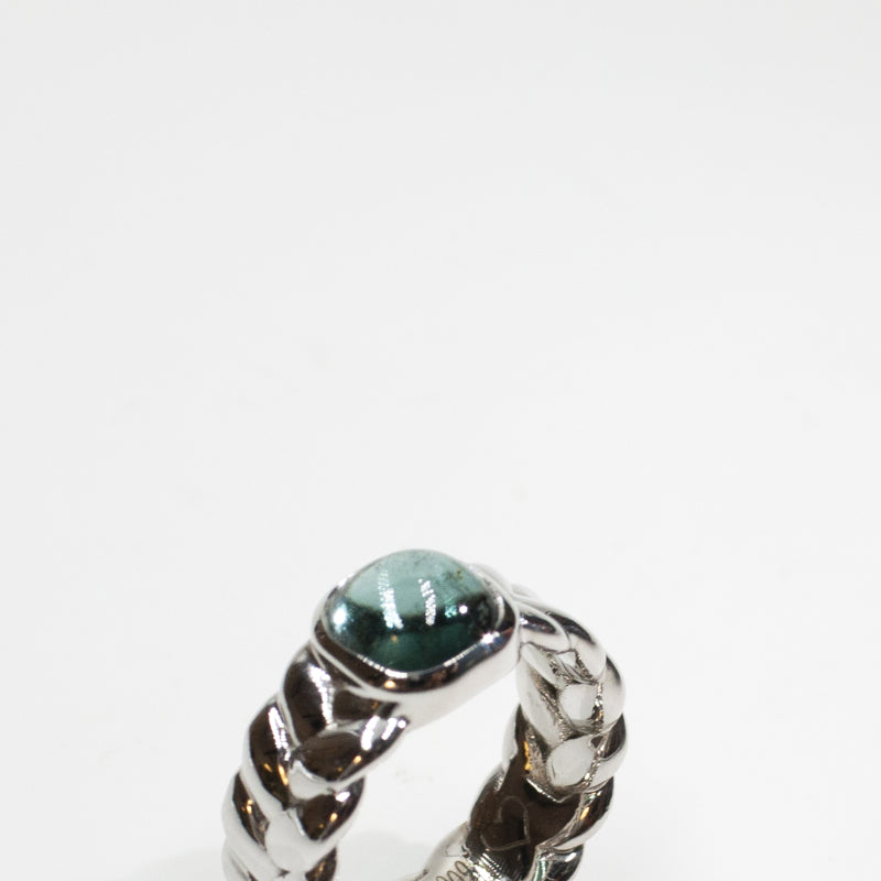 Anello Treccia e Tormalina