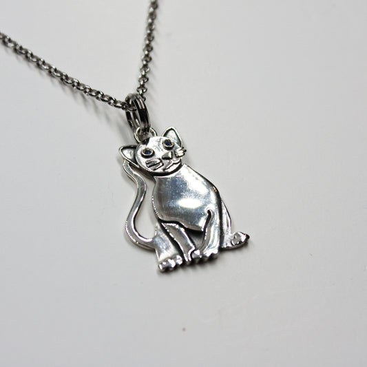 Collana pendente gatto