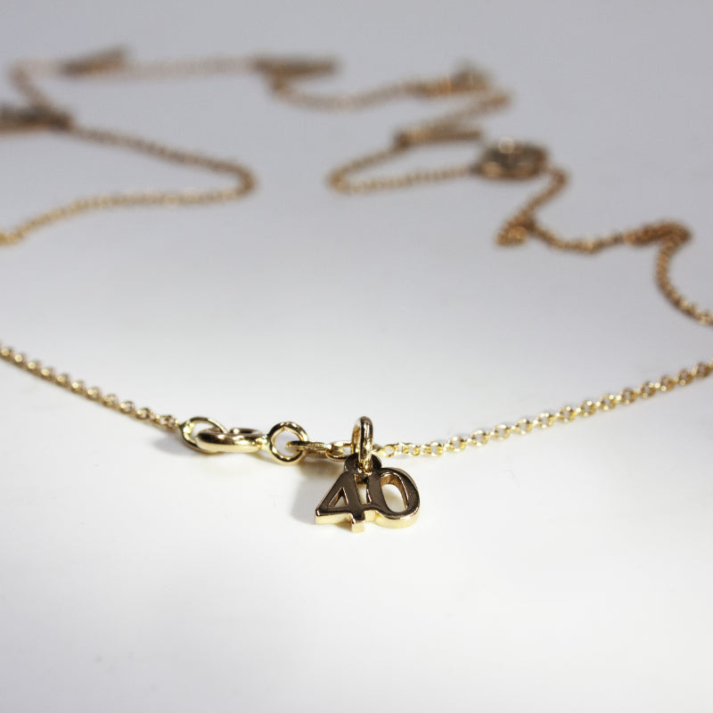 Collana oro giallo lettere