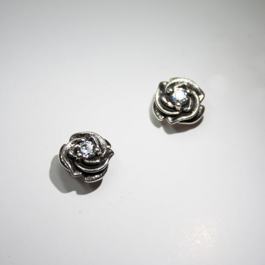 Orecchini Fiore Moissanite