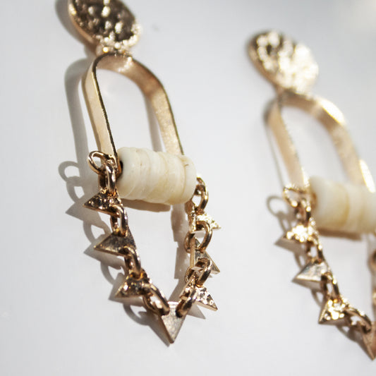 Orecchini in Bronzo Osso di bue